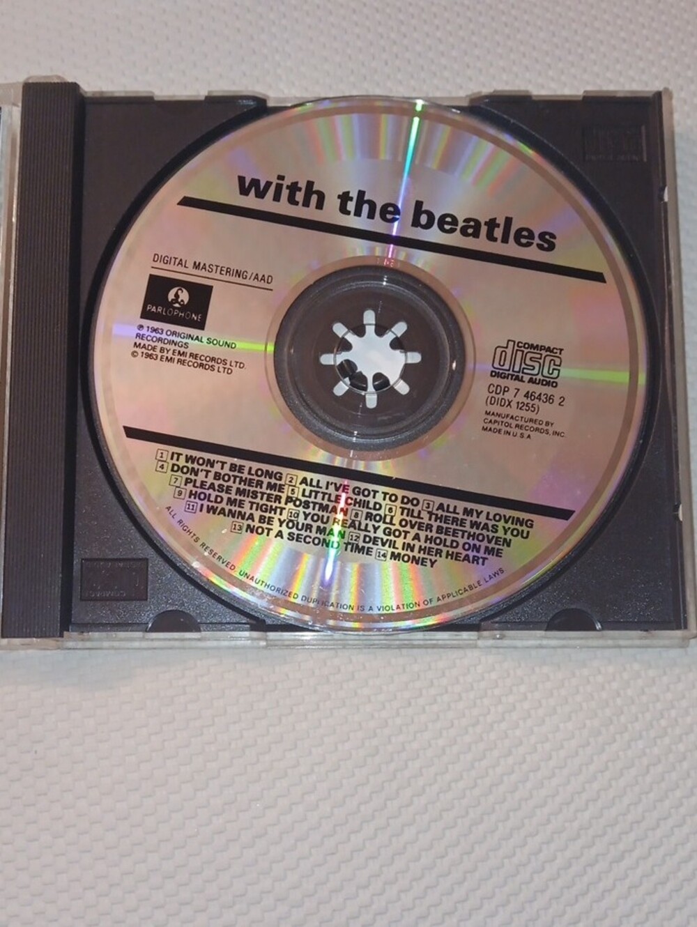The Beatles CD "With The Beatles" CD - Picture 5 of 7